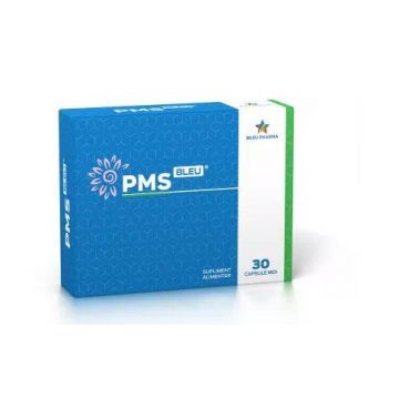 PMS Bleu, Ciclu Menstrual, 30 capsule moi - Bleu Pharma