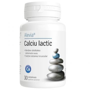 Calciu Lactic, 30cps, Alevia