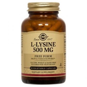 L-Lysin 500mg, 50cps, Solgar