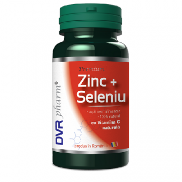 Zinc + Seleniu + Vitamina C, 60cps, DVR Pharm