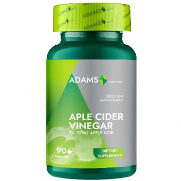 Apple Cider Vinegar, 90cps, Adams Supplements