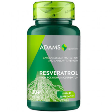 Resveratrol 50mg, 30cps, Adams Supplements