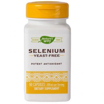 Selenium 200mcg, 60cps, Nature's Way