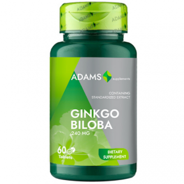 Ginkgo Biloba 60 tab, Adams