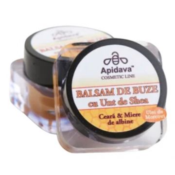 Balsam de Buze cu Unt de Shea, 10ml, Apidava