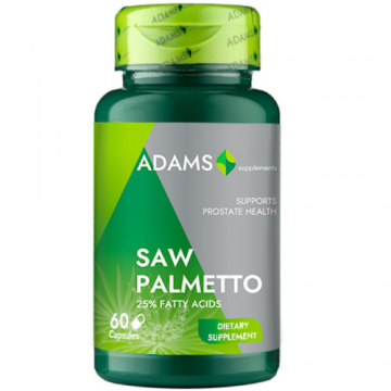 Saw Palmetto 500mg, 60cps,Adams Supplements