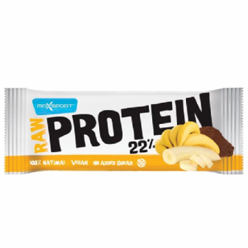 Baton Proteic Banane Cacao, 50gr, Maxsport