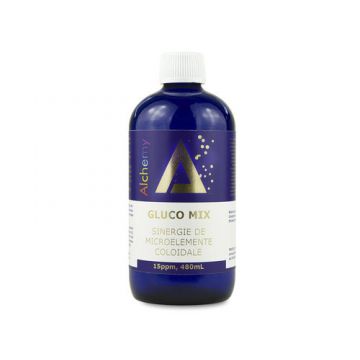 Gluco Mix, sinergie de aur, argint, crom si vanadiu coloidal 15ppm | Pure Alchemy