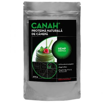 Proteina naturala de Canepa, 500g, Canah