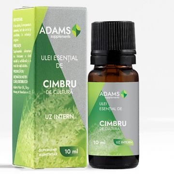 Ulei esential de Cimbru, uz intern, 10ml, Adams Supplements