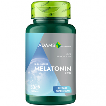 Melatonina 3 mg 50tab, Adams