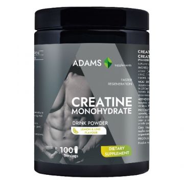 Creatina monohidrata (lemon-twist), 450g, Adams Supplements