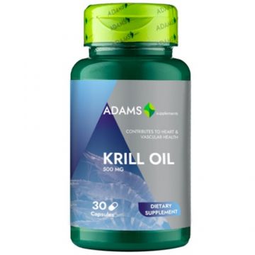 Krill oil 500mg, 30cps, Adams Supplements