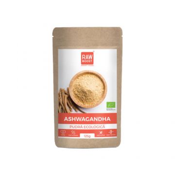 Ashwagandha Pudră ECO - Reducere Stres și Anxietate | Rawboost