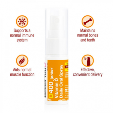 D400 Junior Vitamin D Oral Spray, 15ml | BetterYou