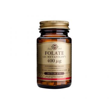 Folate (As Metafolin) 400mcg 50 tablete | Solgar