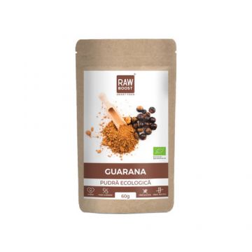 Guarana Pudră ECO - Energie, Scădere în Greutate, 60g | Rawboost