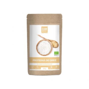 Proteină de Orez Pudră ECO - Creștere Masă Musculară, 250g | Rawboost