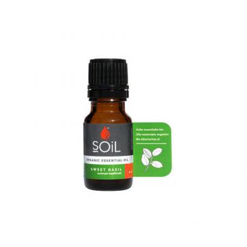 Ulei Esențial de Busuioc (Basil) Ecologic/Bio, 10ml | SOiL