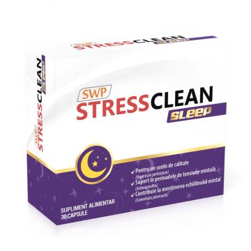 Stressclean Sleep, 30 capsule, Sun Wave Pharma (Ambalaj: 30 capsule)