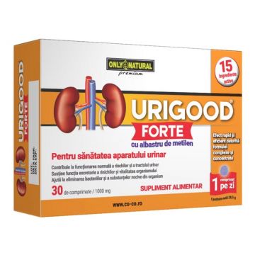 Urigood Forte 1000 mg 30 comprimate Only Natural