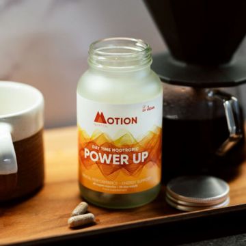 Power Up – Performanta mentala, Aport de energie  - 60 capsule | Motion Nutrition