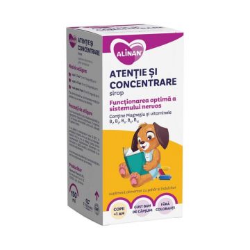 Alinan Atentie si concentrare Sirop 150 ml