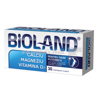 Bioland Calciu Magneziu cu vitamina D3 30 comprimate