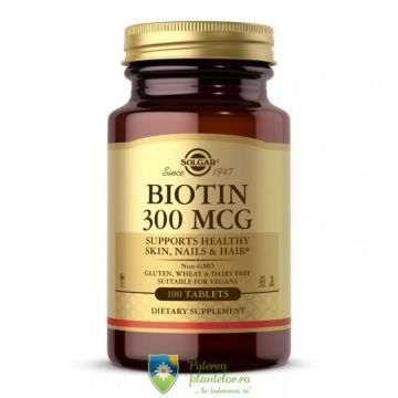 Biotin 300mcg 100 tablete