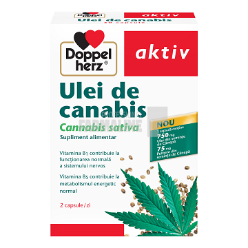 Doppelherz Aktiv Ulei de Canabis 30 capsule