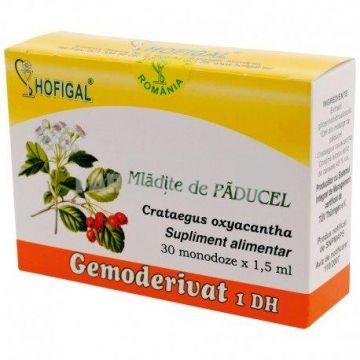 Gemoderivat 1 DH Mladite de paducel 30 monodoze