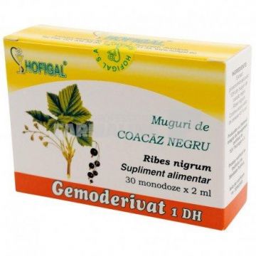 Gemoderivat 1 DH muguri de coacaz negru 30 monodoze