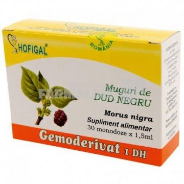 Gemoderivat 1 DH muguri de dud negru 30 monodoze