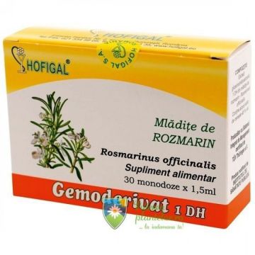 Gemoderivat mladite de Rozmarin 30 monodoze