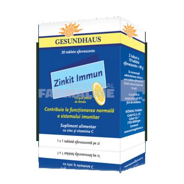Zinkit Immun 20 comprimate efervescente