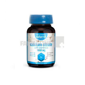 Calcium Citrate cu Vitamina D3 1000 mg 120 comprimate