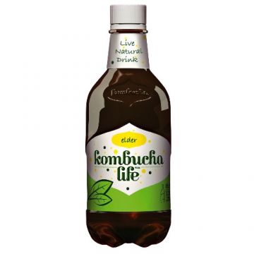 Kombucha Cu Flori De Soc, Eco, SGR, 500ml, Kombucha Life