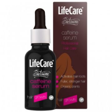 Ser Pentru Stimularea Cresterii Parului cu Cofeina si Plante Bio, 30ml Life Care