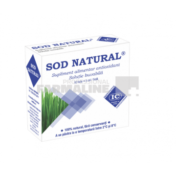 Sod Natural 5 ml 10 flacoane