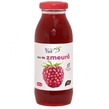 Suc de Zmeura, fara zahar, SGR, 300ml, Bun de Tot