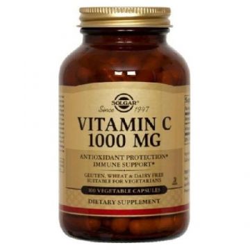 Vitamina C, 1000mg, 100cps, Solgar