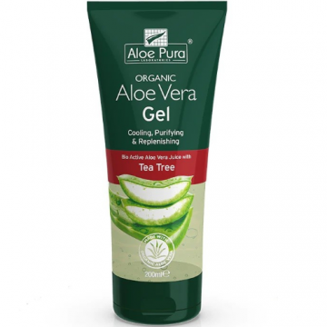 Aloe Pura Gel Cu Aloe Vera & Tea Tree 200ml Maroza Aloe Pura Gel Cu Aloe Vera & Tea Tree 200ml Maroza