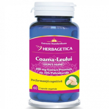 Coama Leului 60cps Herbagetica Coama Leului 60cps Herbagetica
