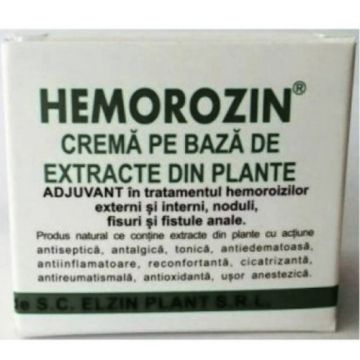 Crema Hemorozin 50ml Elzin Plant Crema Hemorozin 50ml Elzin Plant
