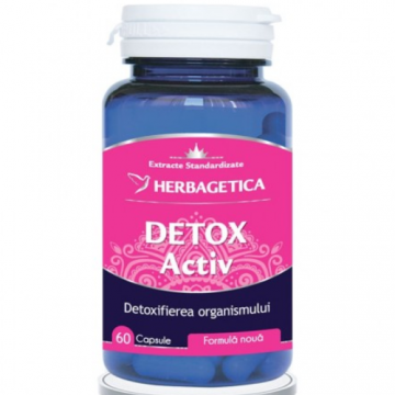 Detox Activ 60cps Herbagetica Detox Activ 60cps Herbagetica