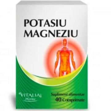 Potasiu+mg 40cps Vitalia Pharma Potasiu+mg 40cps Vitalia Pharma