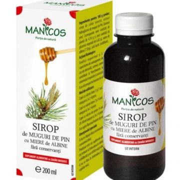 Sirop Expectorant Fara Zahar 200ml Manicos Sirop Expectorant Fara Zahar 200ml Manicos