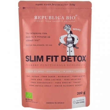Slim Fit Detox Pulbere Functional Ecologica 200g Republica Bio Slim Fit Detox Pulbere Functional Ecologica 200g Republica Bio
