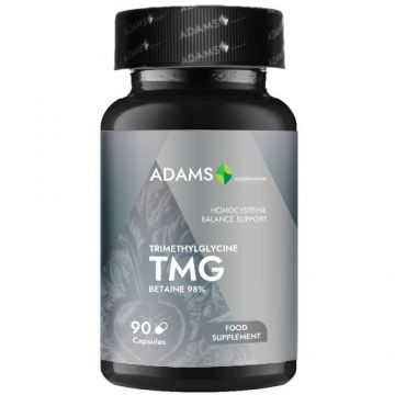 TMG (Trimethylglycine/Betaine) 600mg 90cps, Adams Supplements TMG (Trimethylglycine/Betaine) 600mg 90cps, Adams Supplements