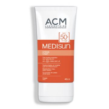 ACM Medisun Crema protectie solara pentru fata SPF 50 40 ml ACM Medisun Crema protectie solara pentru fata SPF 50 40 ml
